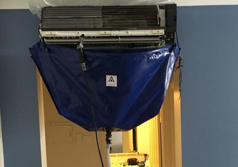 Air conditioning chemical cleaning service in Cairns